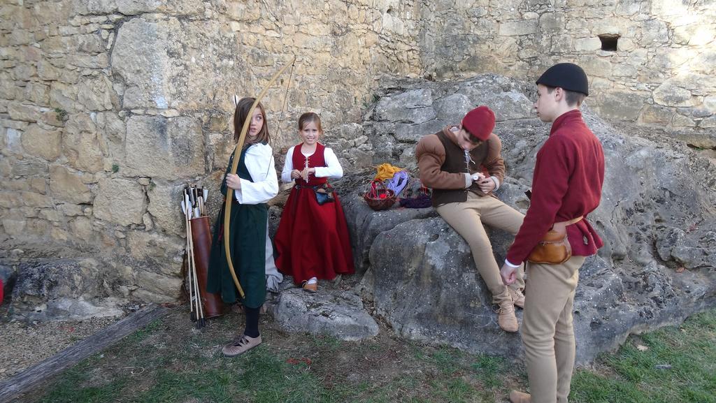 Au Pied Du Chateau - 5 A 11 Personnes - Baignade-Canoe-Piste Cyclable A 100 M Castelnaud La Chapelle Bagian luar foto